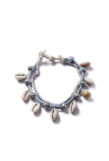Braided Seashell Anklet
